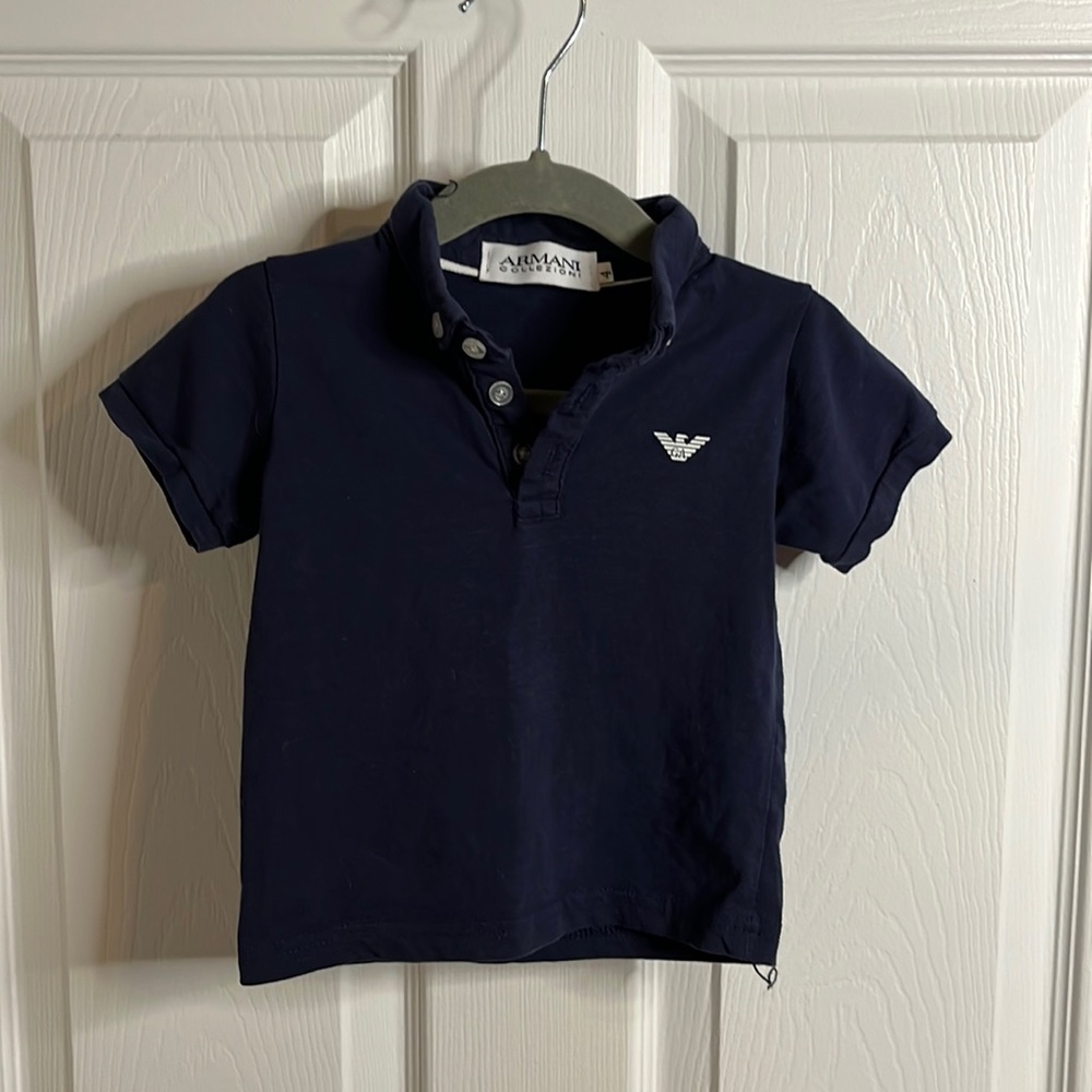 Georgia Armani Toddler Polo Size 4 Designer